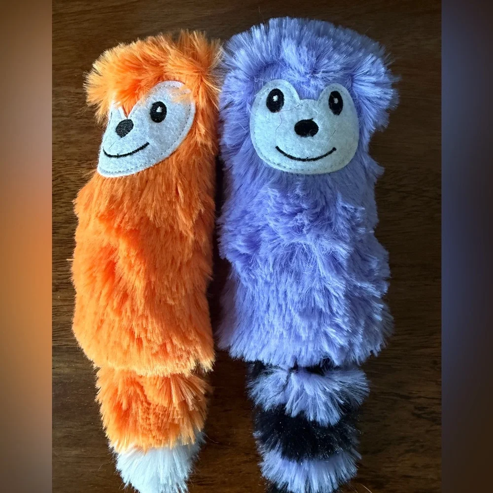 Plush Crinkle Kicker Cat Toy Set